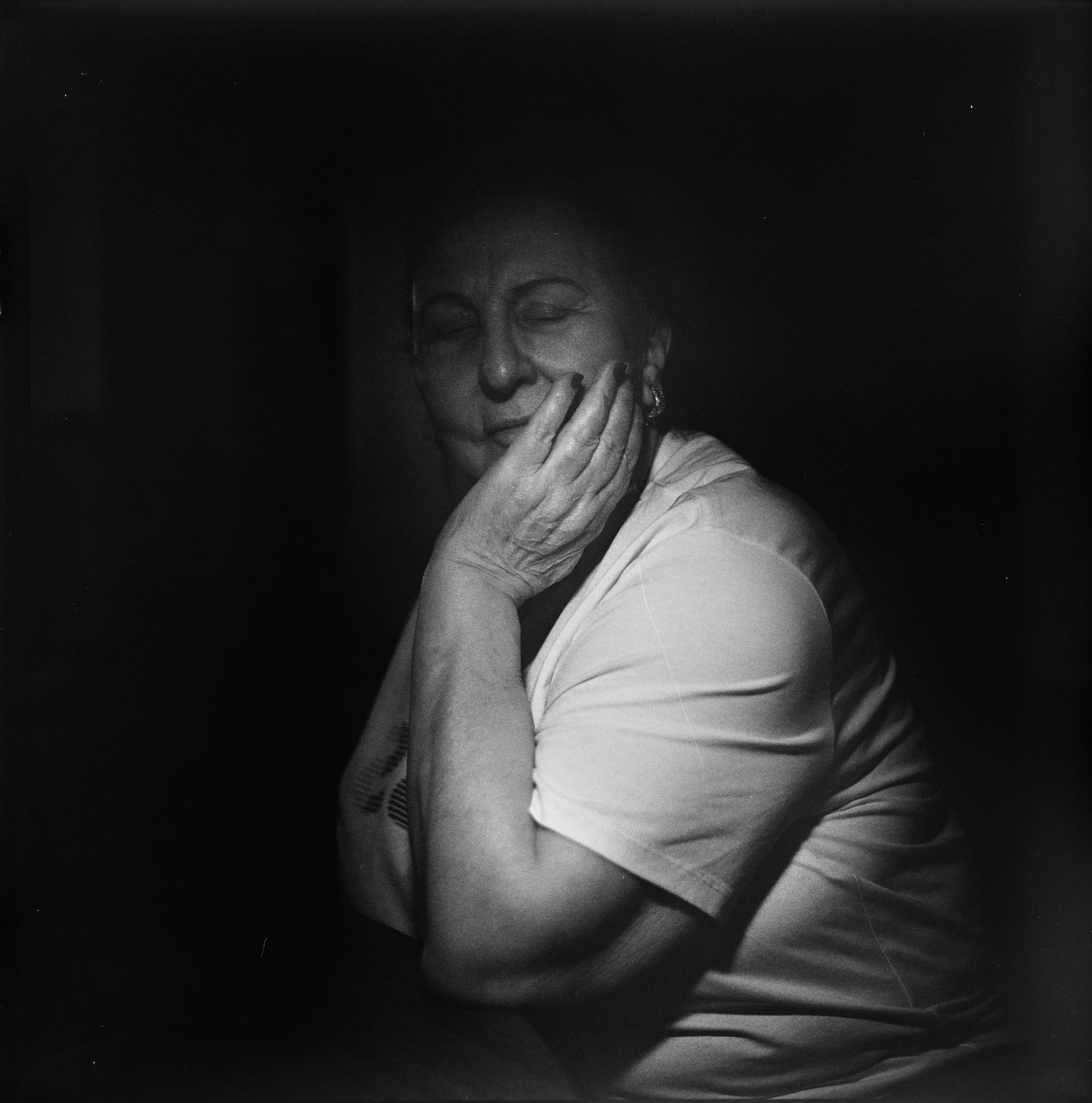 The Mindhouse — a face, left panel